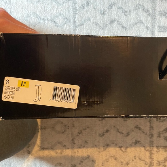 Nine West Okena Suede Knee High Boots 8 New - Picture 7 of 7